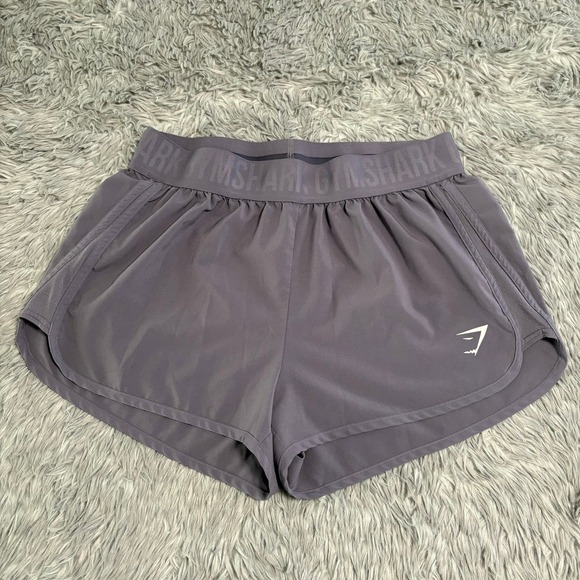 Gymshark Pants - Gymshark Athletic Shorts Pale Purple Womens Medium Drifit Workout Casual Run